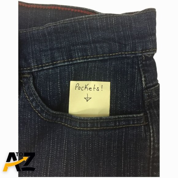 Levis 512 Perfectly Slimming Womens Jeans Capri Size 12 Blue Stretch - Picture 7 of 13